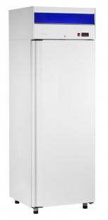 Шкаф холодильный ШХн-0,5 краш. (700х690х2050) t -18°С, верх.агрегат, ТЭН оттайки, мех.замок, ванна выпаривания конденсата