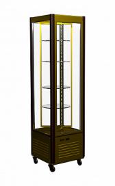 Шкаф холодильный кондитерский D4 VM 400-1 (R400C Сarboma Люкс корич-золотой, 1/2, INOX)
