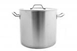 Кастрюля нерж с тройным дном 220х130мм объем 5L с дв.ручками, 101342, ( Viatto ), 