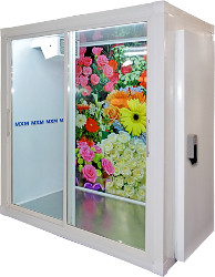 Холодильные камеры со стеклопакетом